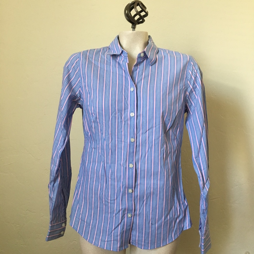GAP Striped Button Down Sz S